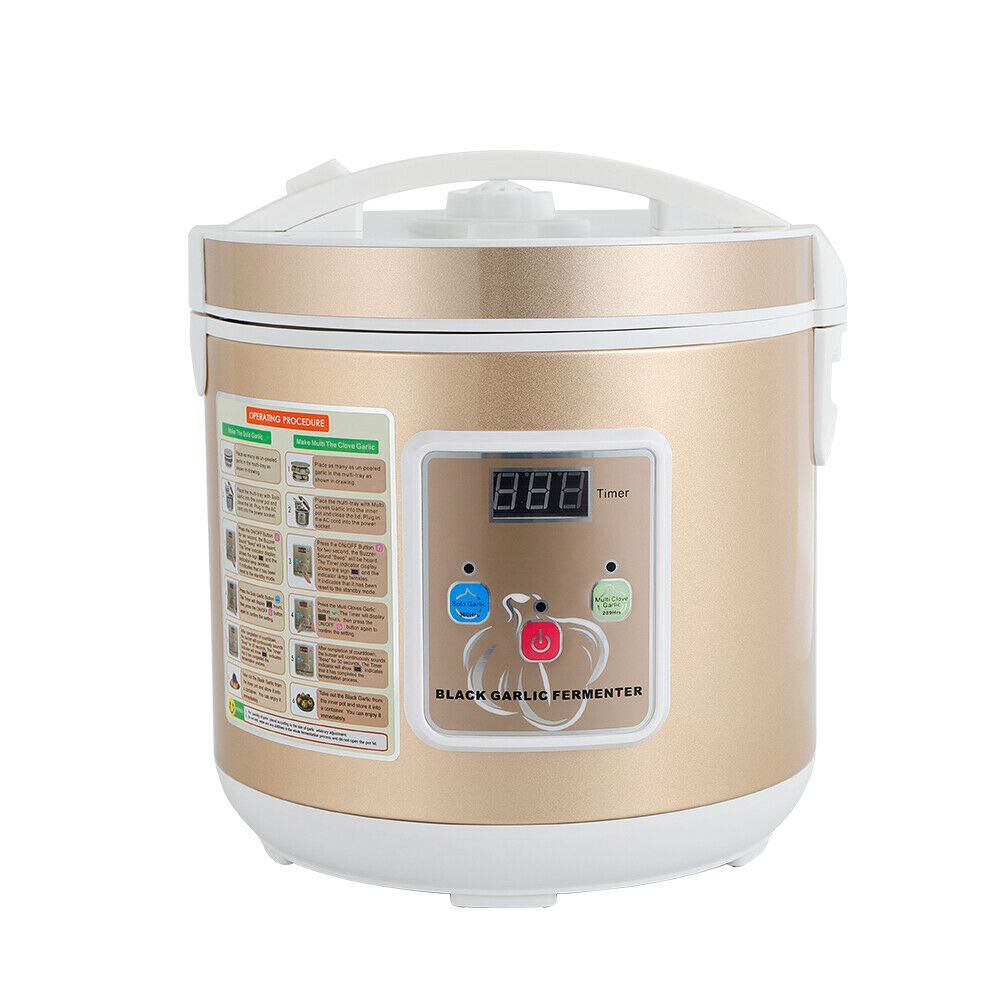 Premium 6L Automatic Black Garlic Fermenter Machine - Stainless Steel Garlic Fermentation Maker for Home & Commercial Use | Perfect for Healthy Cooking, Meal Prep & Gourmet Recipes