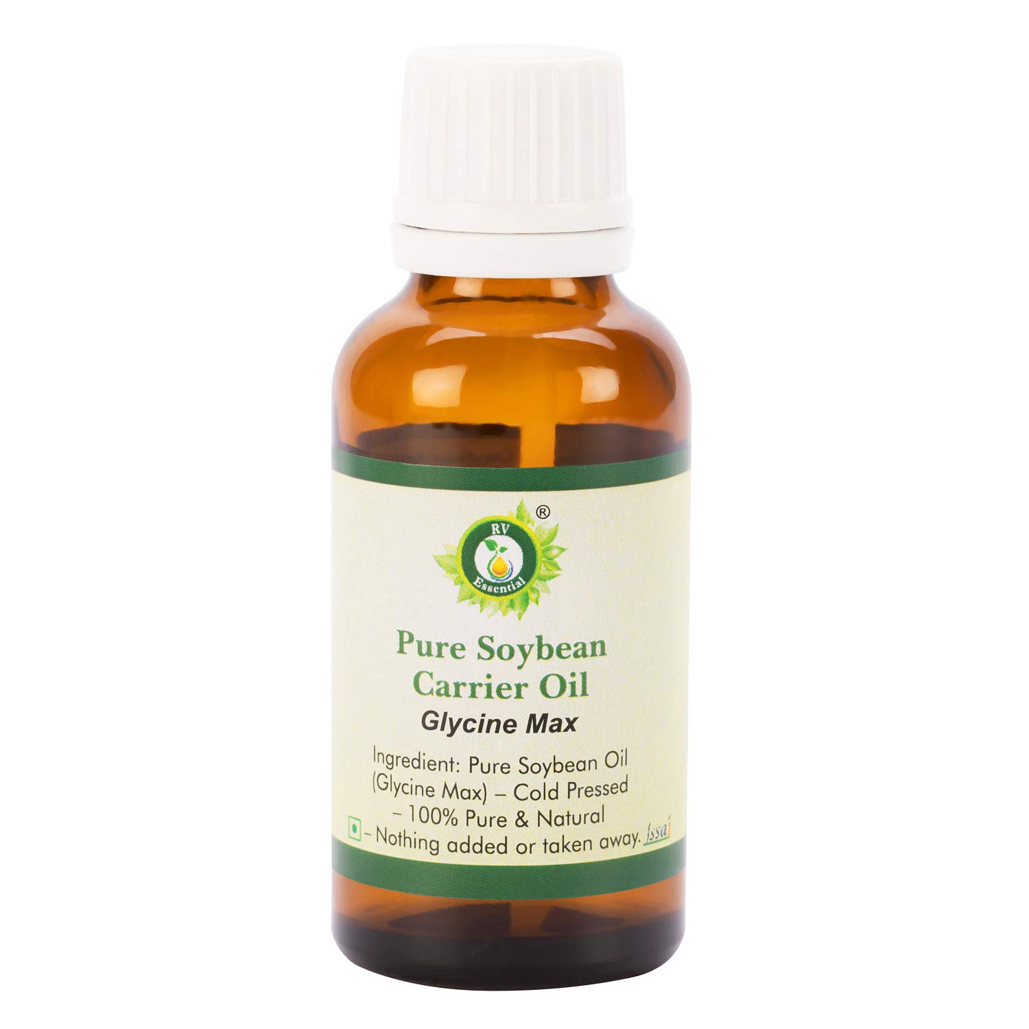 Pure Soybean Carrier Oil (Glycine Max) - 50ml for Skin & Hair Care - Natural Moisturizer for Massage, Aromatherapy & DIY Beauty Products