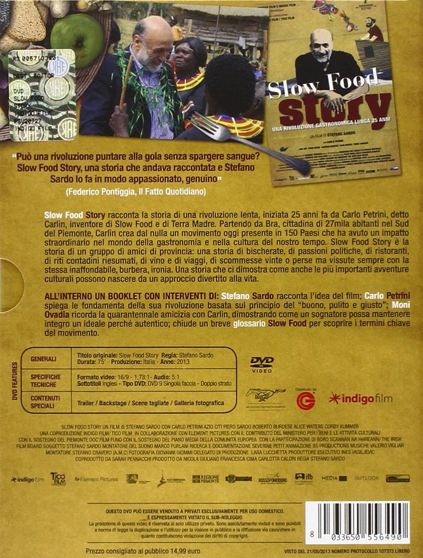 Slow Food Story - Authentic Italian Cuisine DVD [PAL Region 2 Import] - Perfect for Food Lovers & Cultural Enthusiasts