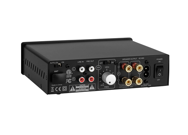 Dayton Audio DTA 100ST 100W Stereo Integrated Amplifier - Perfect for Home Theater, Music Listening & Audio Systems
