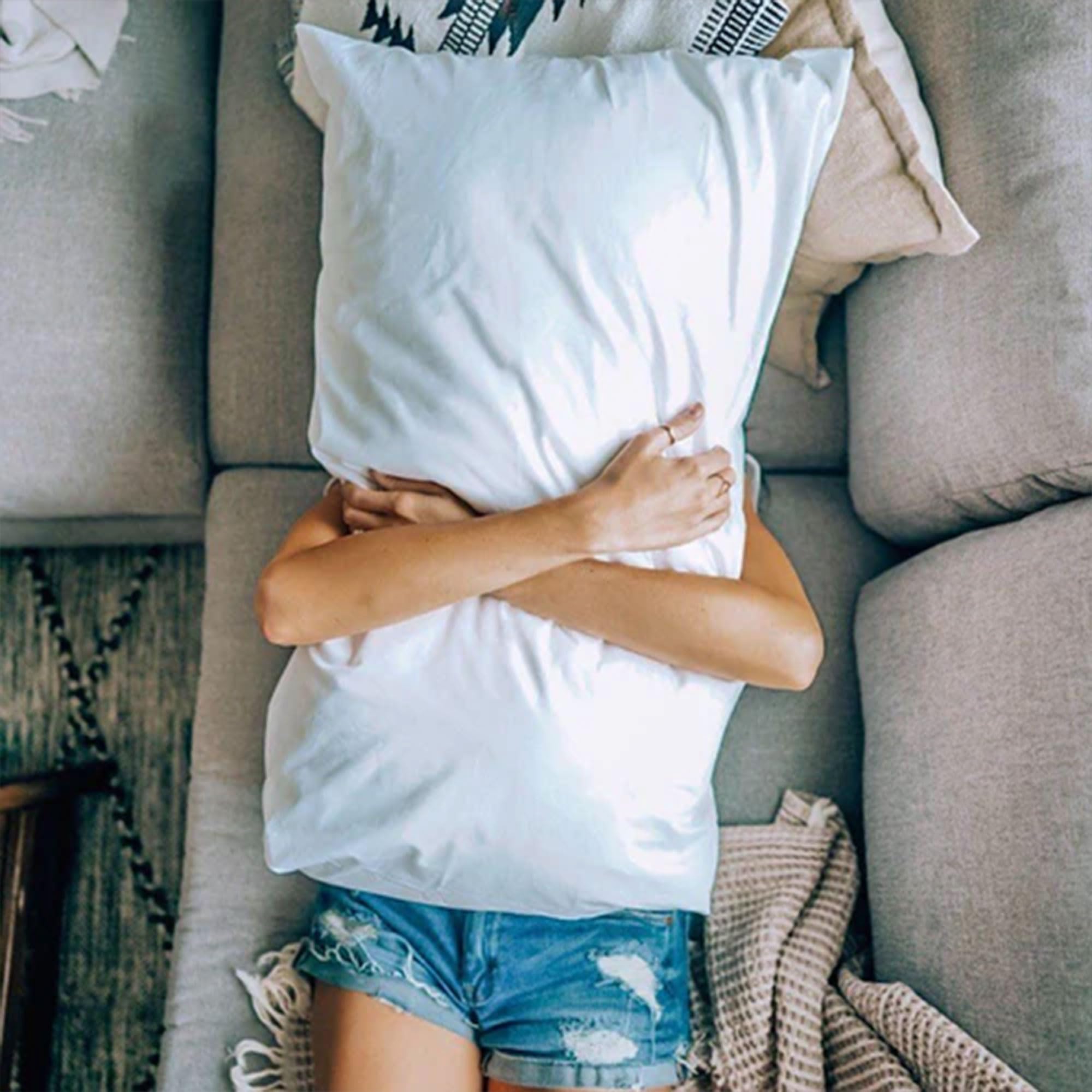 Sleepgram 2 Pack Cooling Pillows for Side, Back & Stomach Sleepers - King Size Bed Pillows with Removable Washable Cover - Perfect for Hot Sleepers & Night Sweat Relief