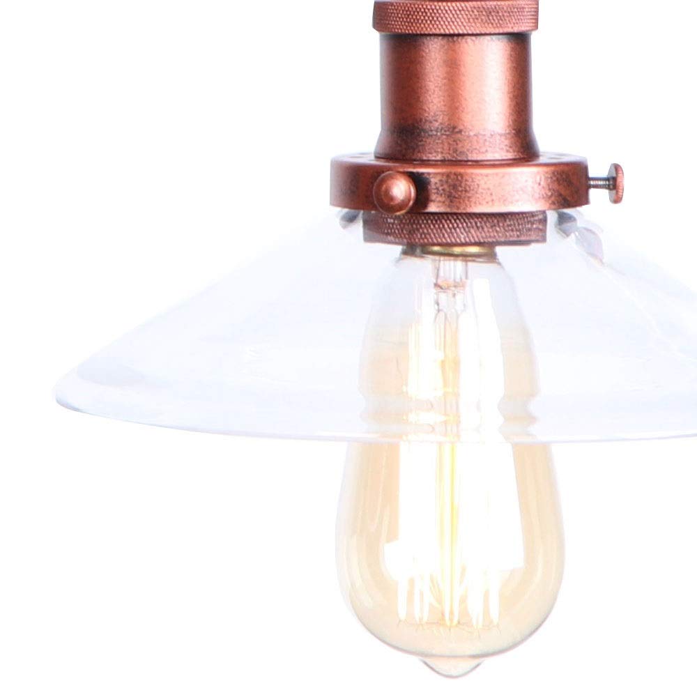 Vintage Adjustable Swing Arm Wall Sconce - Industrial Metal Wall Mounted Light Fixture for Hallway, Kitchen, Bedroom, Attic, Barn & Garage - Perfect Reading Light & Task Lighting for Home & Office