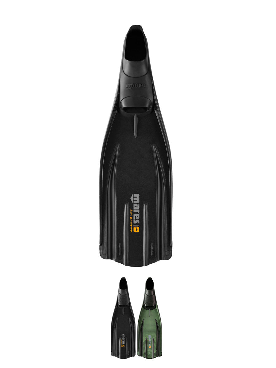Mares Quattro Power SF Open Heel Scuba Diving Fins - Lightweight & Comfortable for Snorkeling, Spearfishing & Underwater Photography