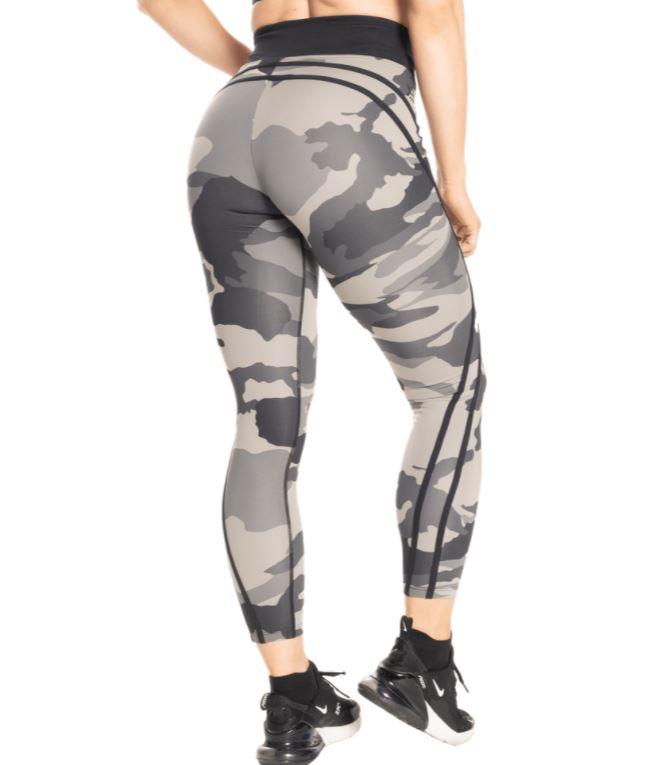 Better Bodies Camo High Tights - Tactical Camo Compression Leggings for Women | Workout, Running & Outdoor Activities