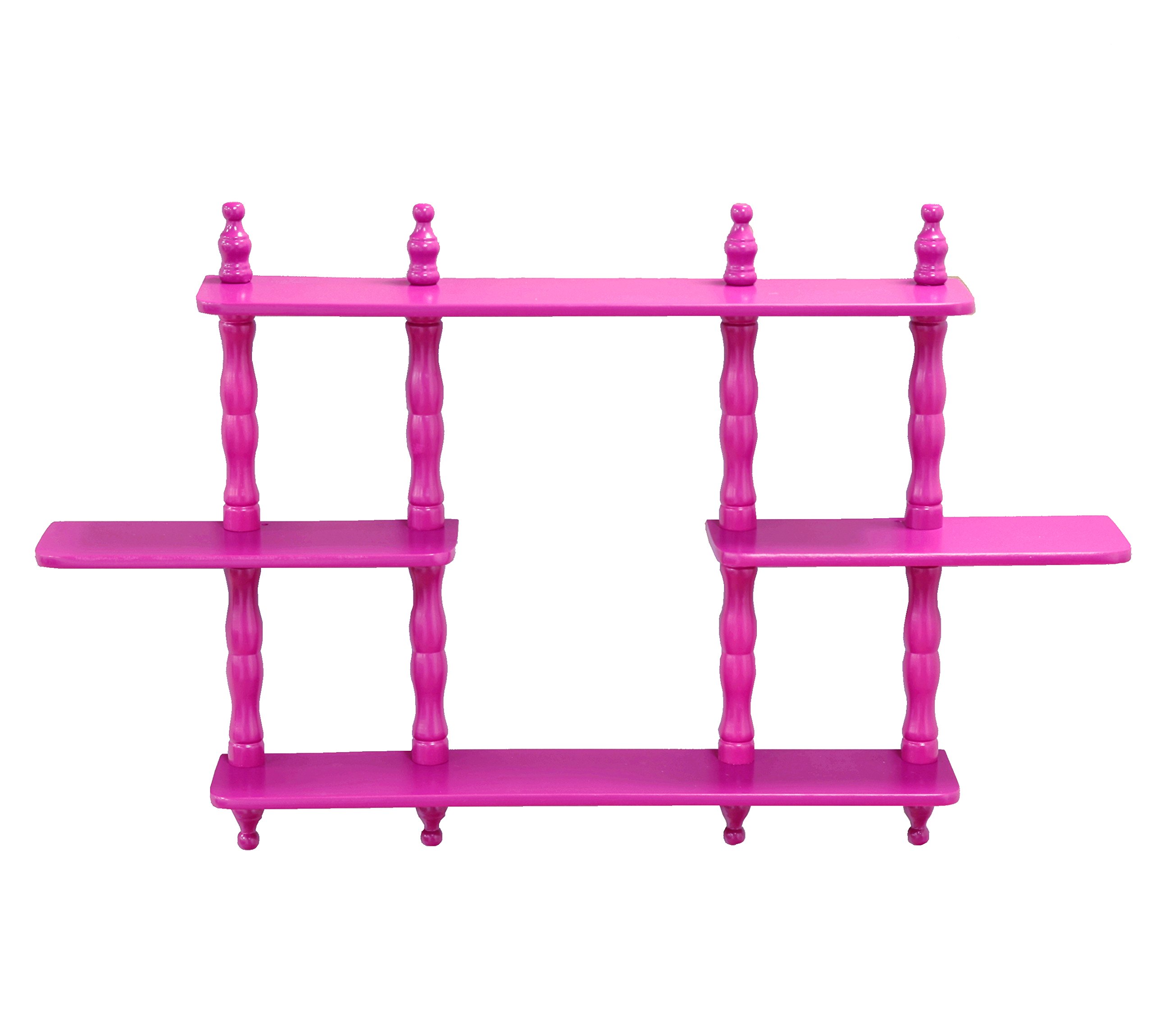 Frenchi Furniture Shelf - Purple Wall-Mounted Storage for Living Room, Bedroom & Office | Modern Home Decor & Organizer