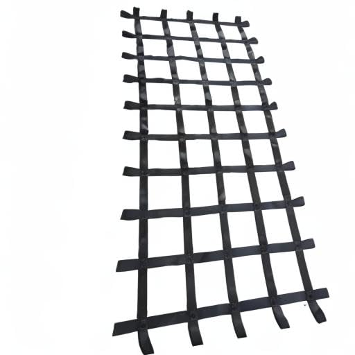 8 ft x 4 ft Heavy Duty Cargo Net - Black Climbing Net for Kids Playground, Swing Set & Outdoor Adventure | Perfect for Treehouse, Backyard Gym & Obstacle Course