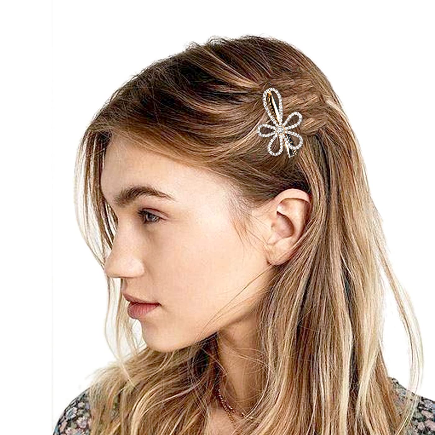 Majik Pearl Hair Clips for Women & Girls - Elegant Decorative Hairpins Set of 5 - Perfect for Weddings, Parties & Everyday Hairstyles