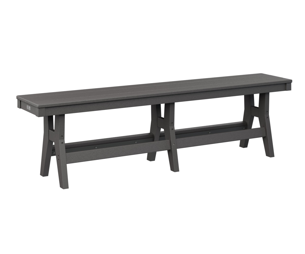 Berlin Gardens Harbor 66 Dining Bench - Outdoor Patio Furniture Set with Weather-Resistant Teak Wood - Perfect for Backyard, Garden, and Poolside Dining Areas