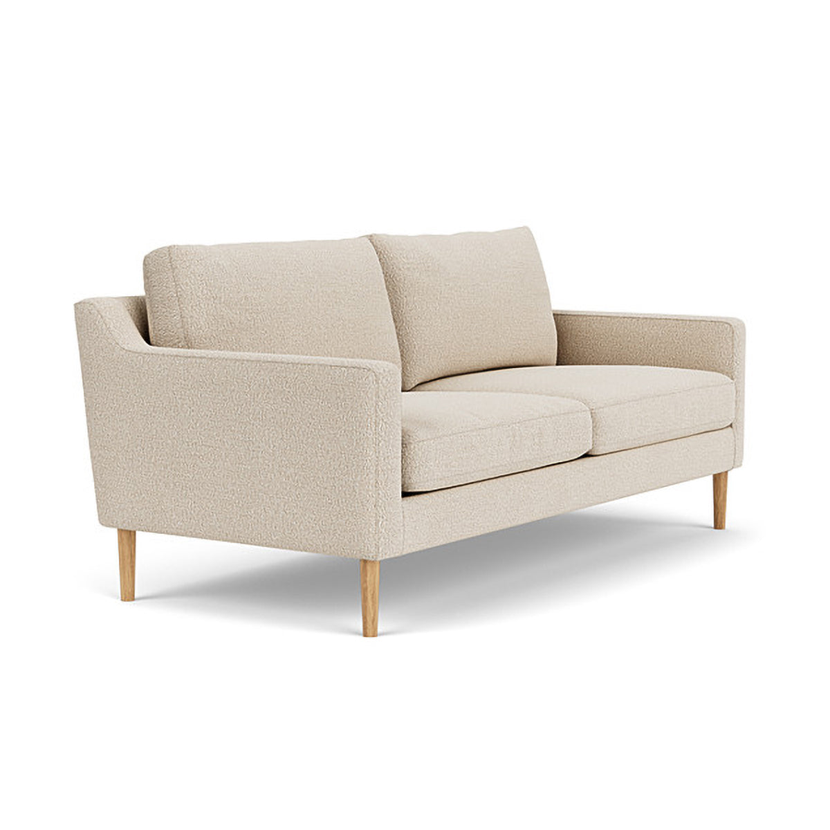 Astha Boucle 2 Seater Sofa - Modern Upholstered Loveseat for Small Spaces | Perfect for Apartments, Living Rooms & Cozy Home Decor