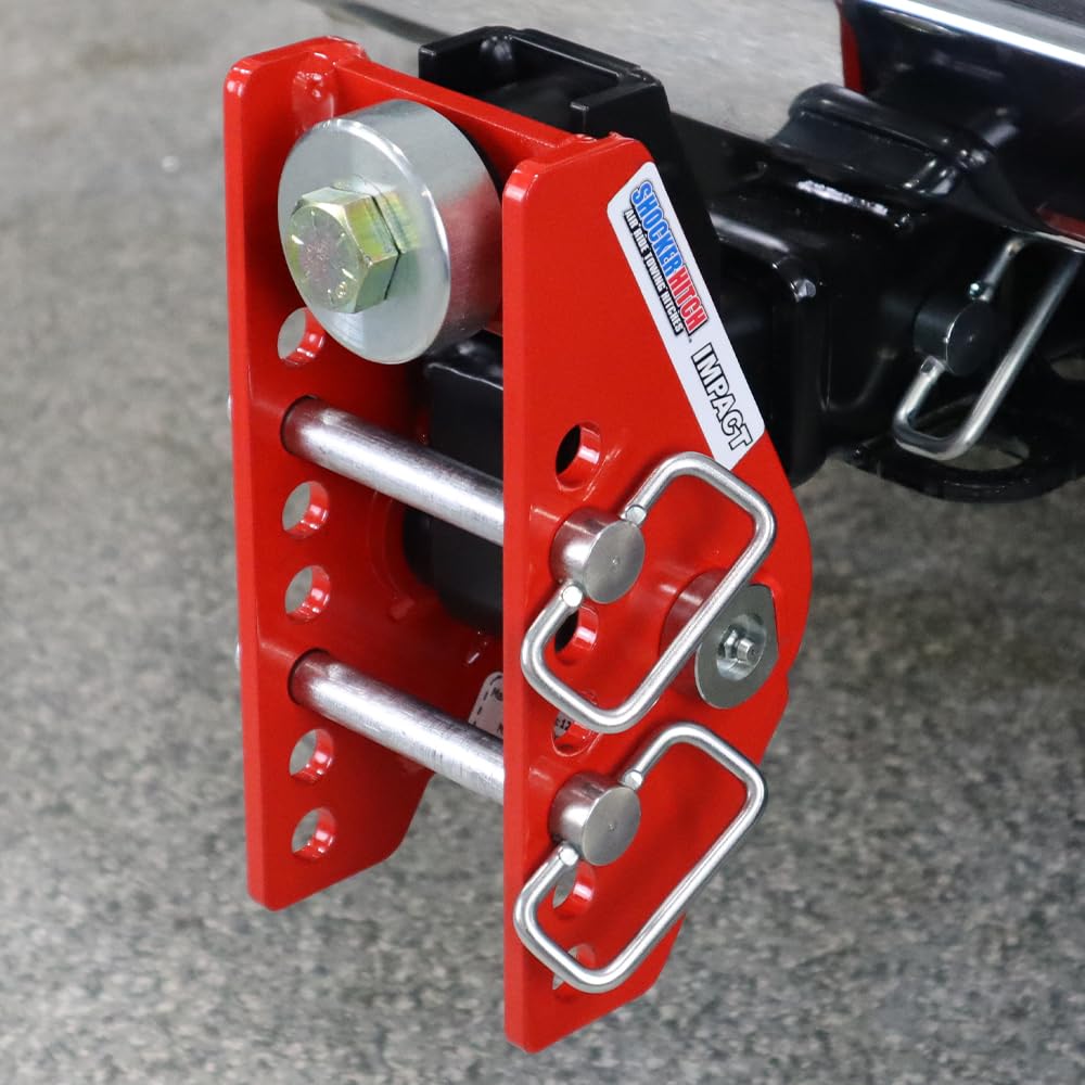 Shock Absorbing Hitch Receiver with Impact Cushioning - Complete 2.5