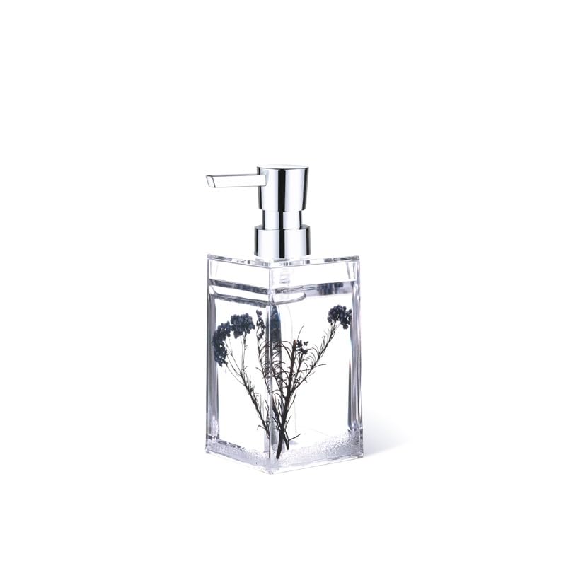 Floating Bathroom Toiletries Set - Herbal Soap Dispenser with Decorative Design | Perfect for Spa, Guest Bathroom & Home Decor