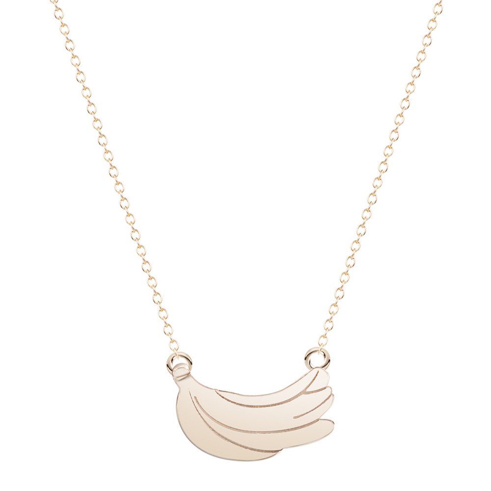 NOUMANDA Creative Banana Necklace - Fun & Unique Food Jewelry for Women, Girls - Perfect Gift for Birthday, Party, and Fashion Accessories