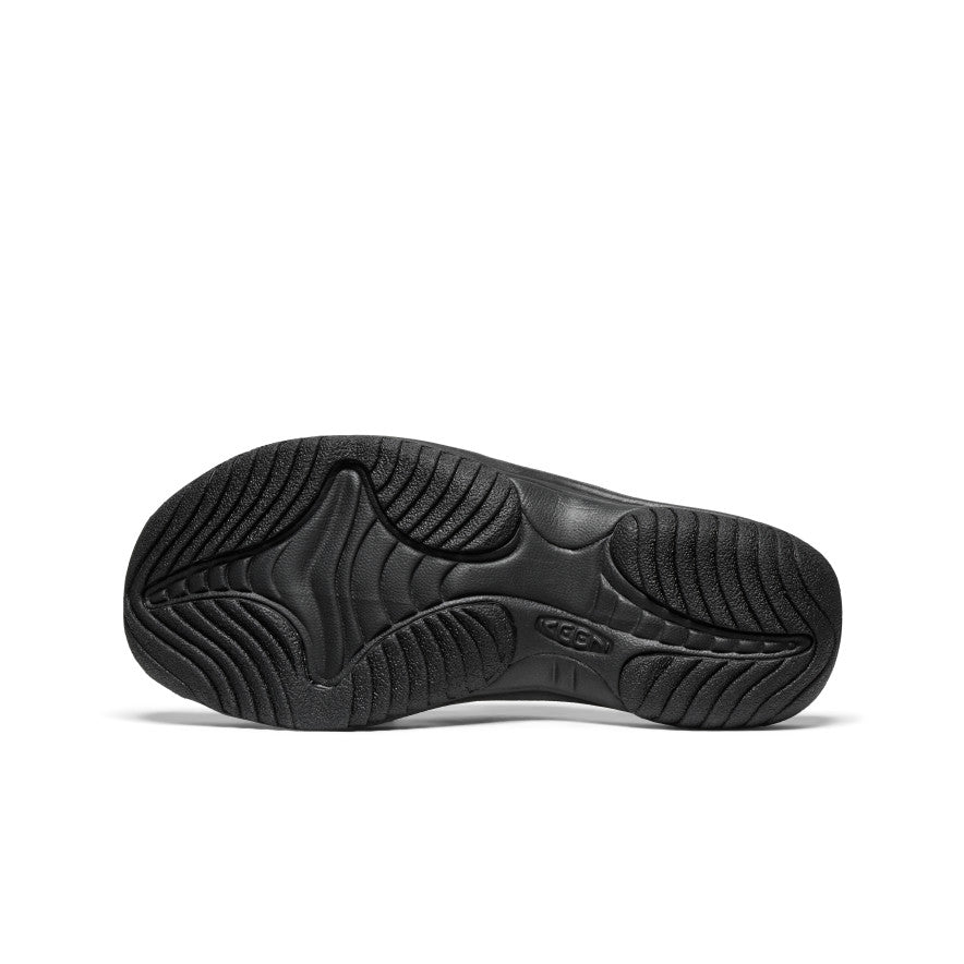 Men's Waimea Leather Flip Flops - Cornstalk & Black | Comfortable Beach Sandals for Summer Vacation & Poolside Relaxation