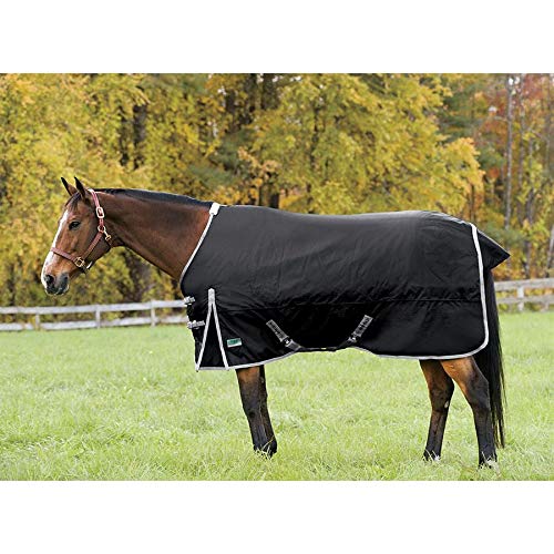 Rider's International Supreme Heavyweight Turnout Horse Blanket - Navy Blue, Size 74