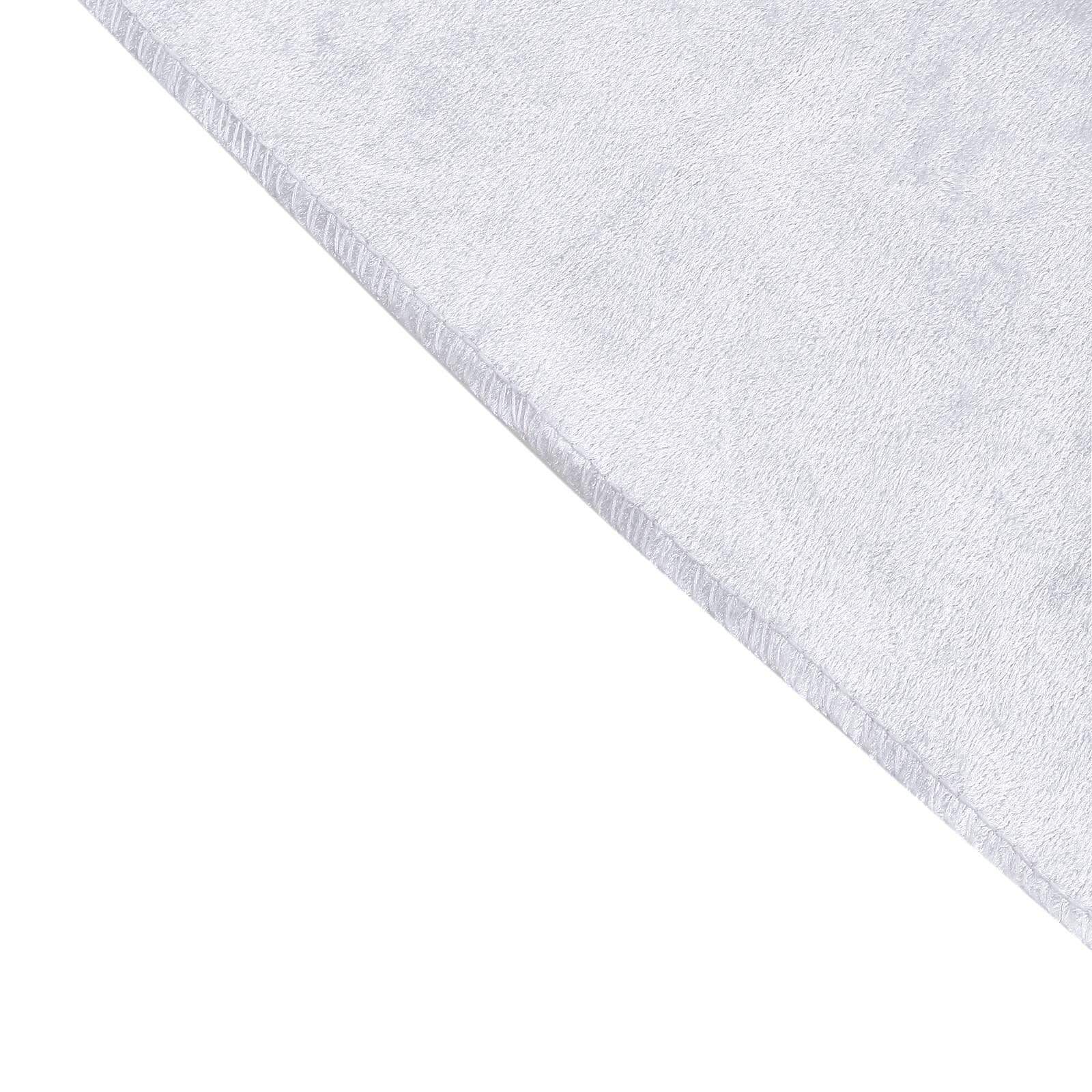 Premium Velvet Rectangular Tablecloth 90x156 Inches - Elegant Dining Table Cover for Weddings, Parties & Formal Events