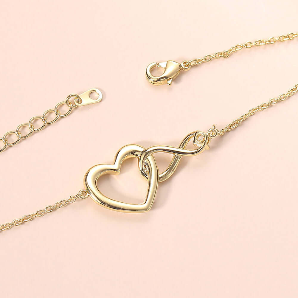 Infinity Heart Pendant Necklace for Women - Sterling Silver Mother's Day Gift Jewelry | Romantic Anniversary Present, Birthday Keepsake | Perfect for Weddings, Date Nights & Special Occasions