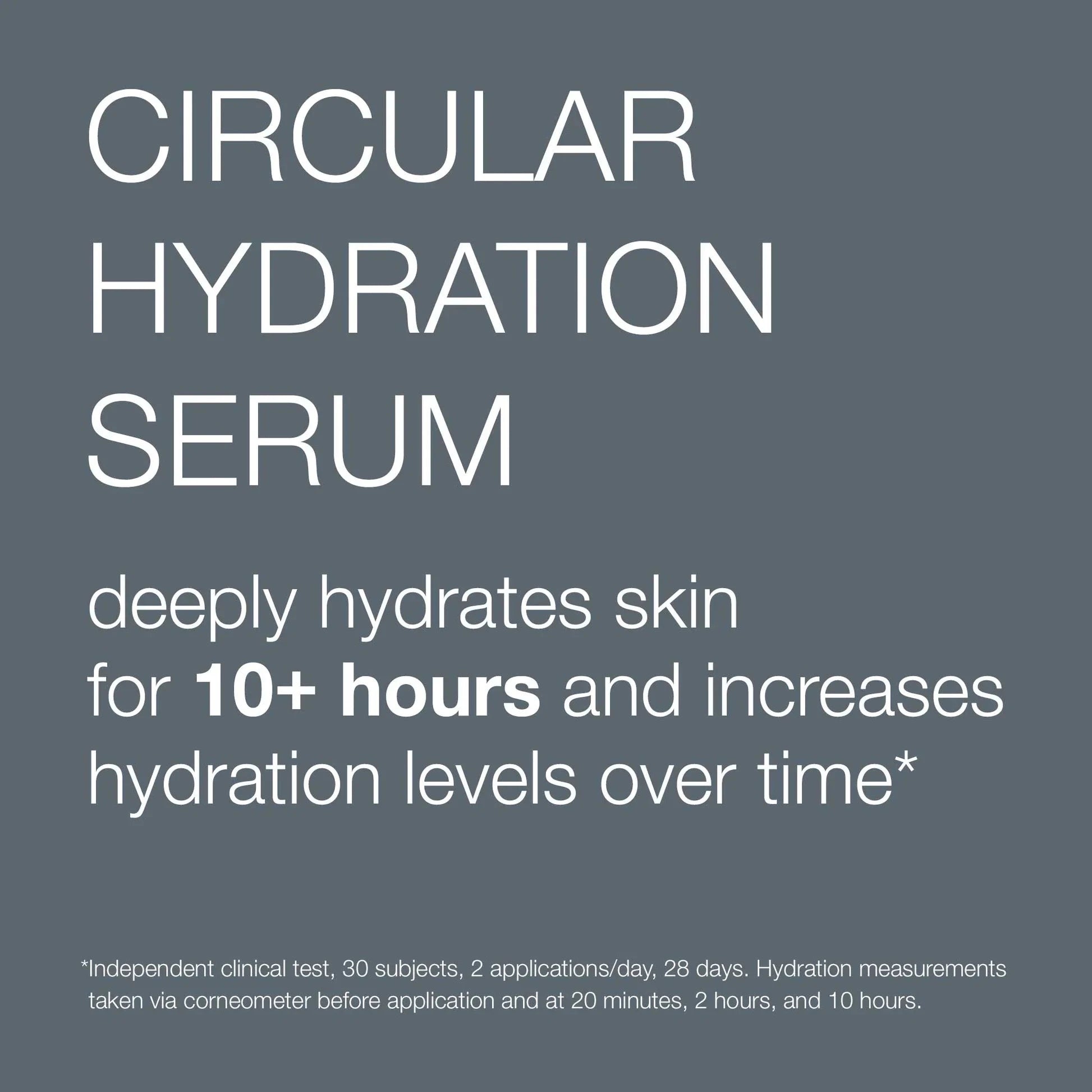 Best Circular Hydration Serum for Glowing Skin - Rejuvenating & Moisturizing Face Serum for Dry & Dull Skin - Perfect for Daily Skincare Routine & Nighttime Hydration