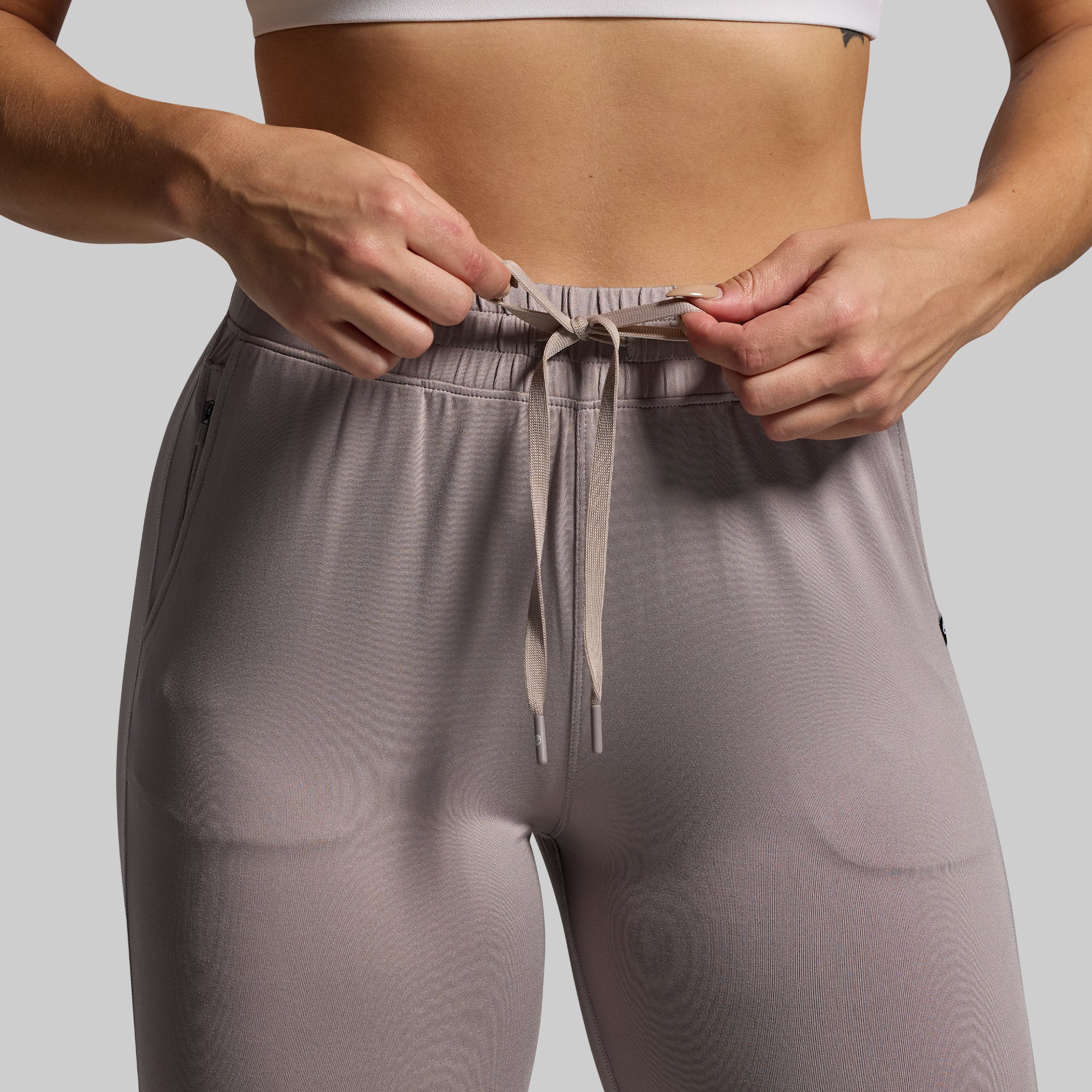 Women's Rest Day Jogger 2.0 - Soft Lounge Pants for Yoga, Running & Relaxation | Comfortable Casual Athleisure Wear (Stone Color) - Perfect for Home, Gym & Travel