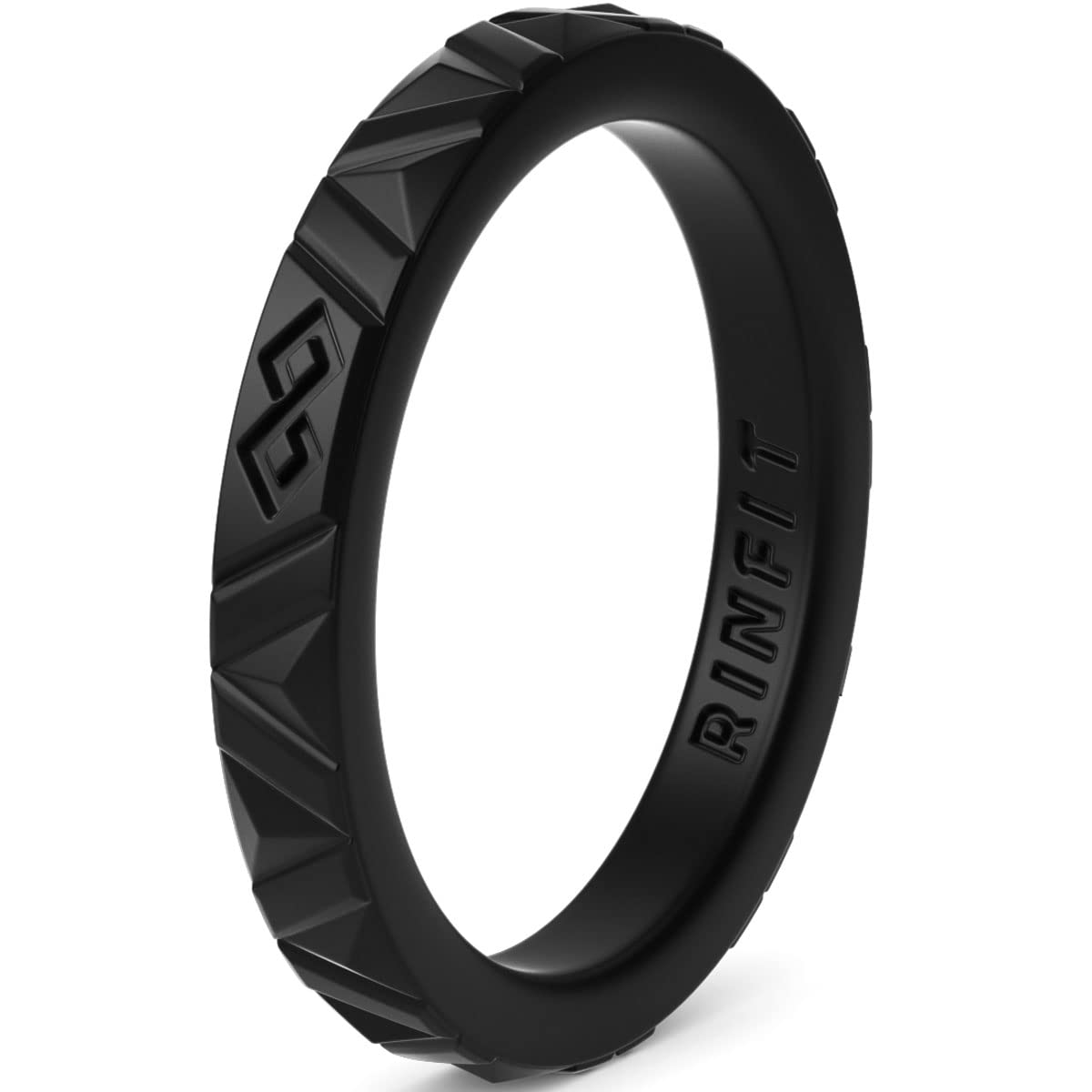 Rinfit Soft Stackable Silicone Wedding Rings for Women - Gym & Travel