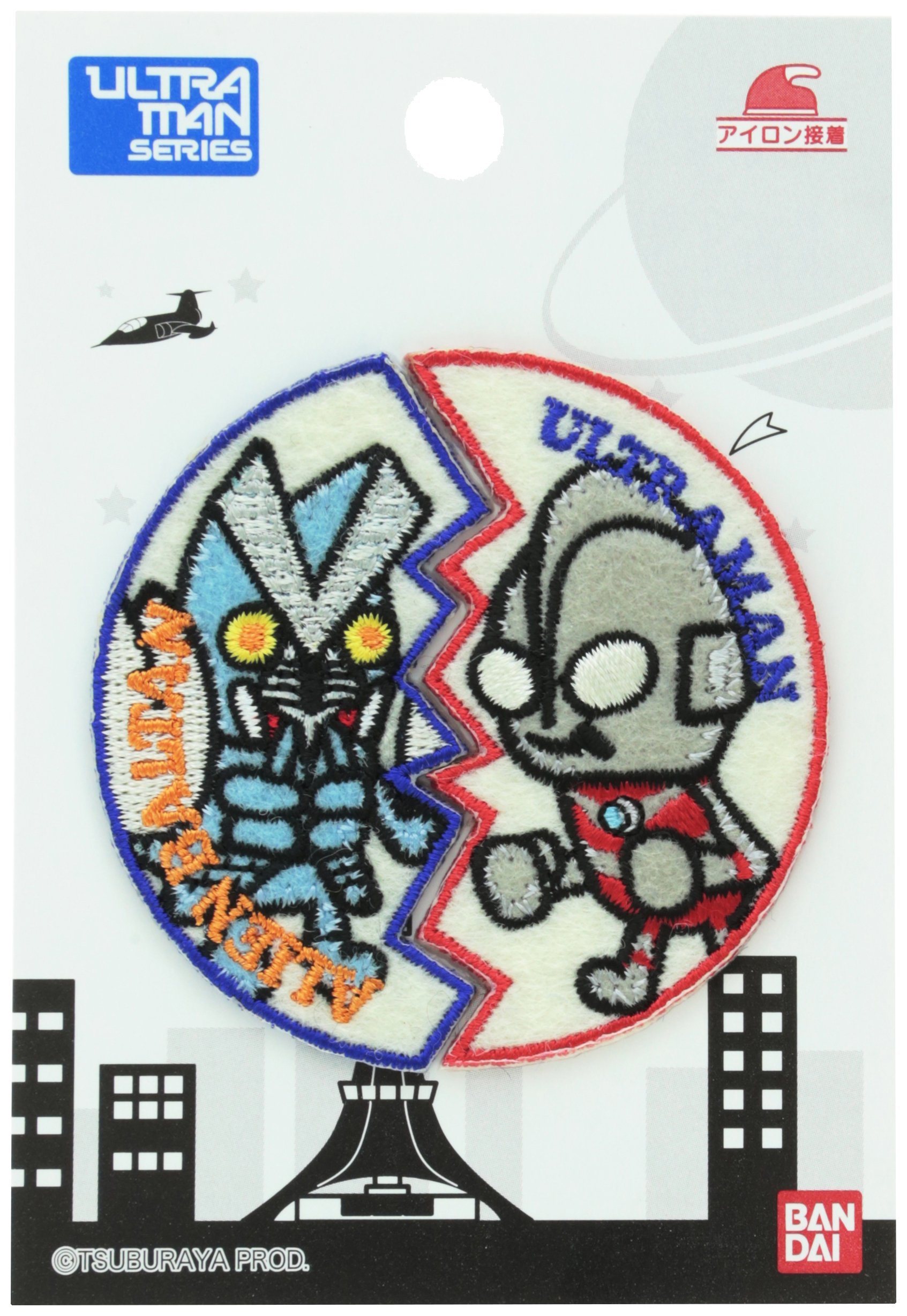 Pioneer Iron-On Adhesive Patch - Ultraman vs Alien Baltan PU17 - Perfect for Cosplay, Costume Repair & DIY Crafts
