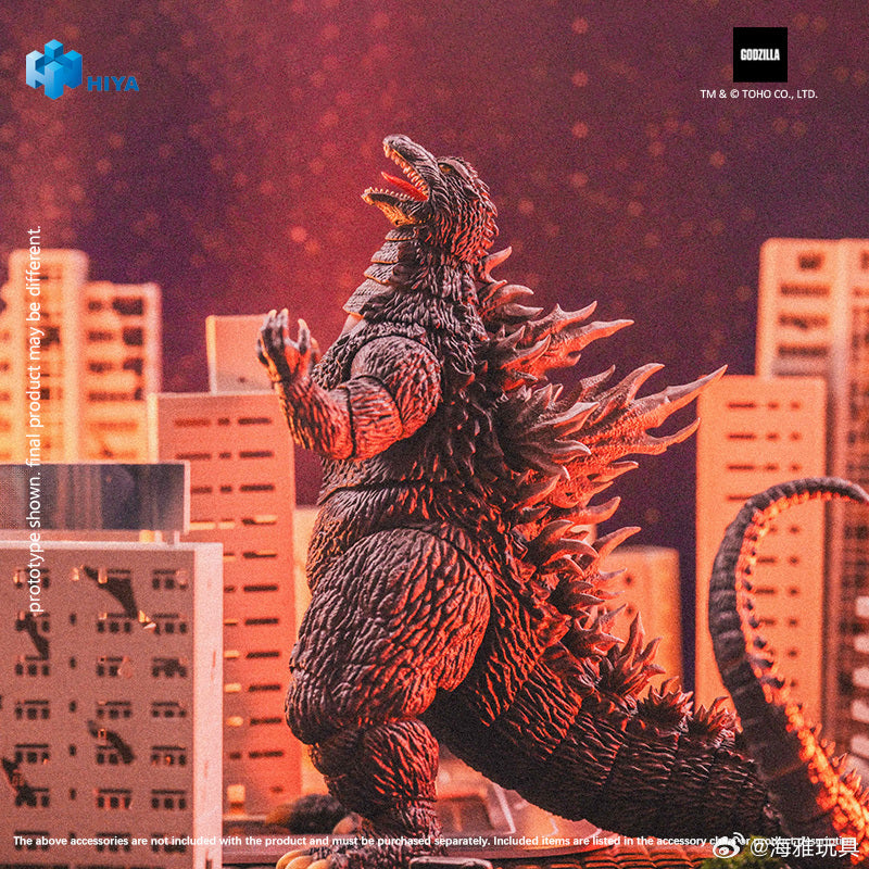 HIYA 7-Inch Godzilla vs Mechagodzilla 2002 Action Figure - Highly Detailed Collectible Toy for Anime & Movie Fans | Perfect for Display, Gifts & Godzilla Collections