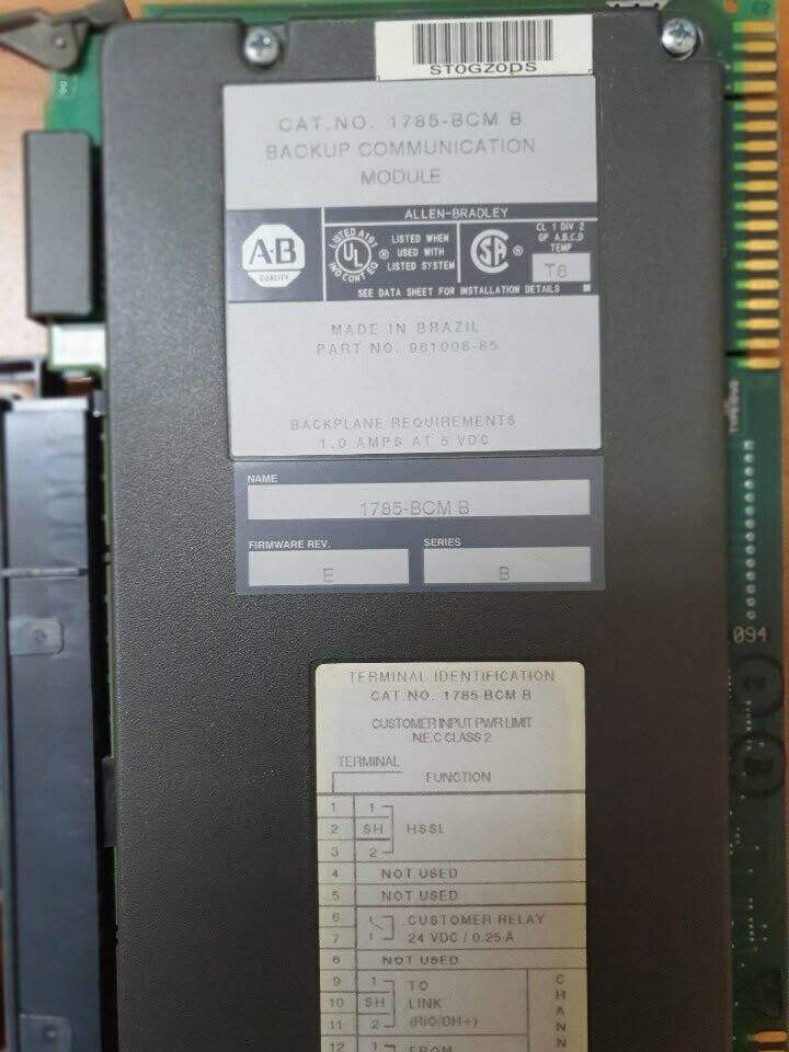 New 1785 BCM Backup Communication Module by AB PLC - Industrial Automation & Control System Redundancy Solution for Reliable Data Transfer in Harsh Environments