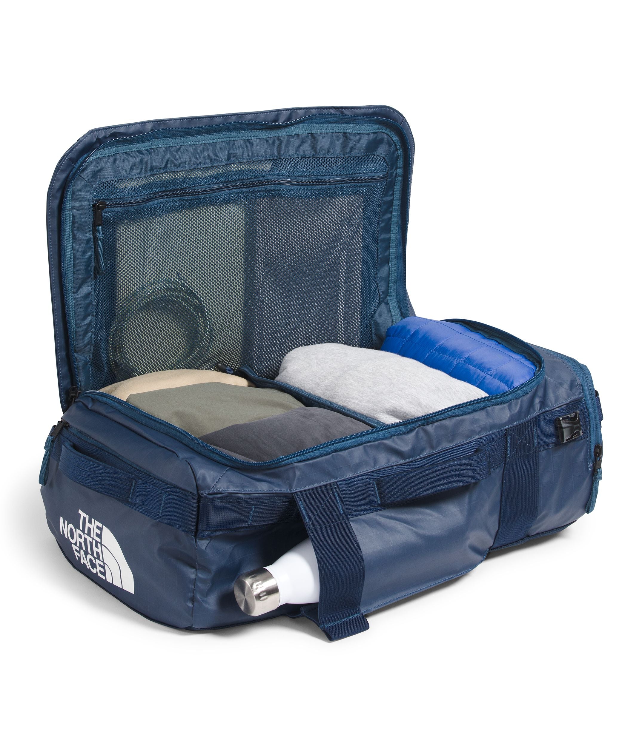 The North Face Base Camp Voyager Duffel 32L - Durable Travel Duffel Bag for Hiking, Camping & Gym - Water-Resistant & Lightweight Carry-On Luggage