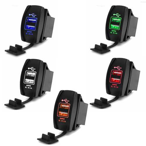 Dual USB Car Charger Adapter 3.1A Fast Charging 12V/24V Cigarette Lighter Splitter with Smart IC for iPhone 15/14/13/12/11/X/8, Samsung Galaxy S23/S22/S21 - Perfect for Road Trips & Multi-Device Charging