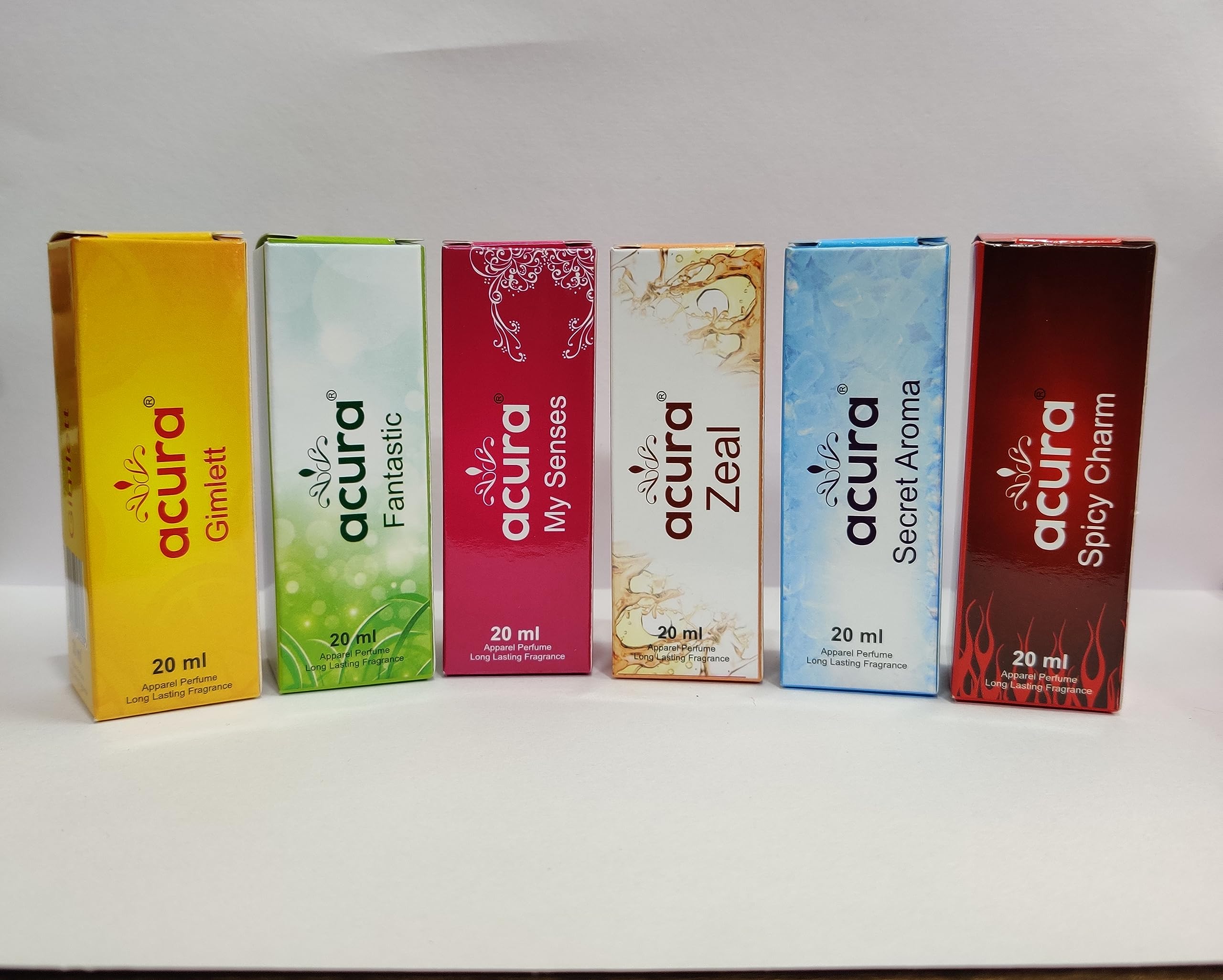 20ml Unisex Perfume Set - Long Lasting Fragrance Gift Pack (6 Bottles) - Perfect for Travel, Daily Wear & Special Occasions