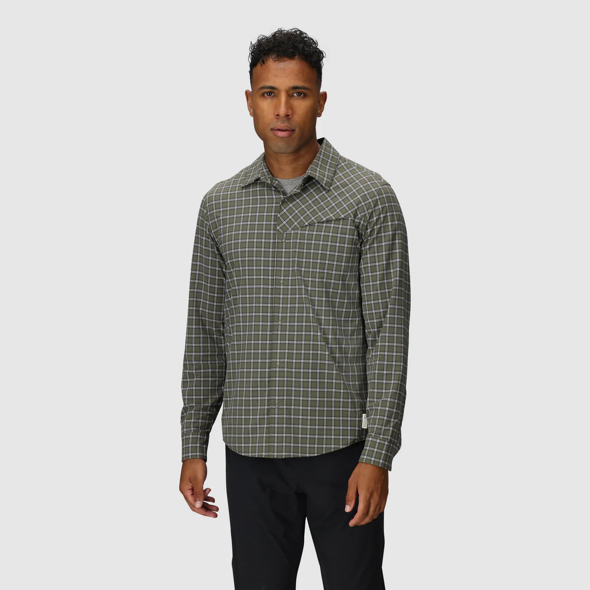 **Astroman Men's UPF 50+ Long Sleeve Sun Shirt - Lightweight & Breathable UV Protection for Hiking, Fishing & Outdoor Activities**