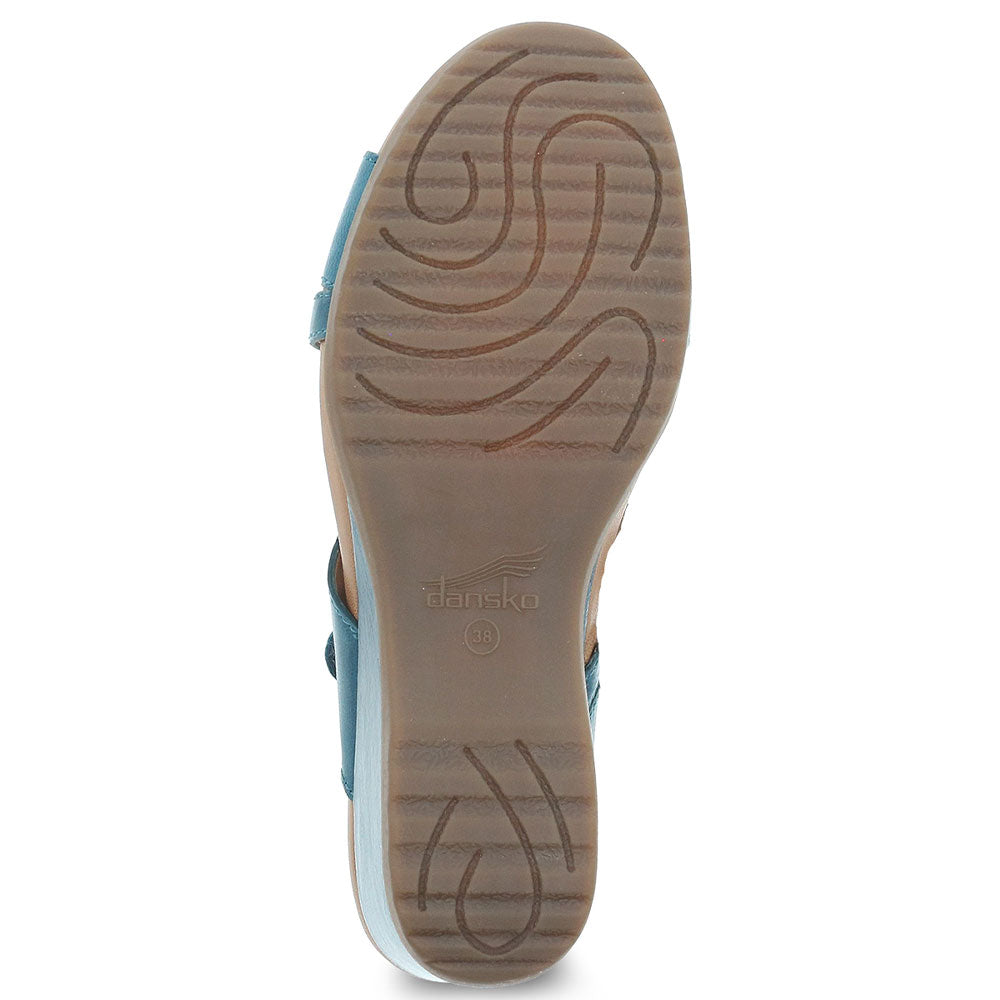 Ana Open Back Wedge Sandal - Women's Comfortable Summer Shoes for Beach, Vacation & Casual Outings