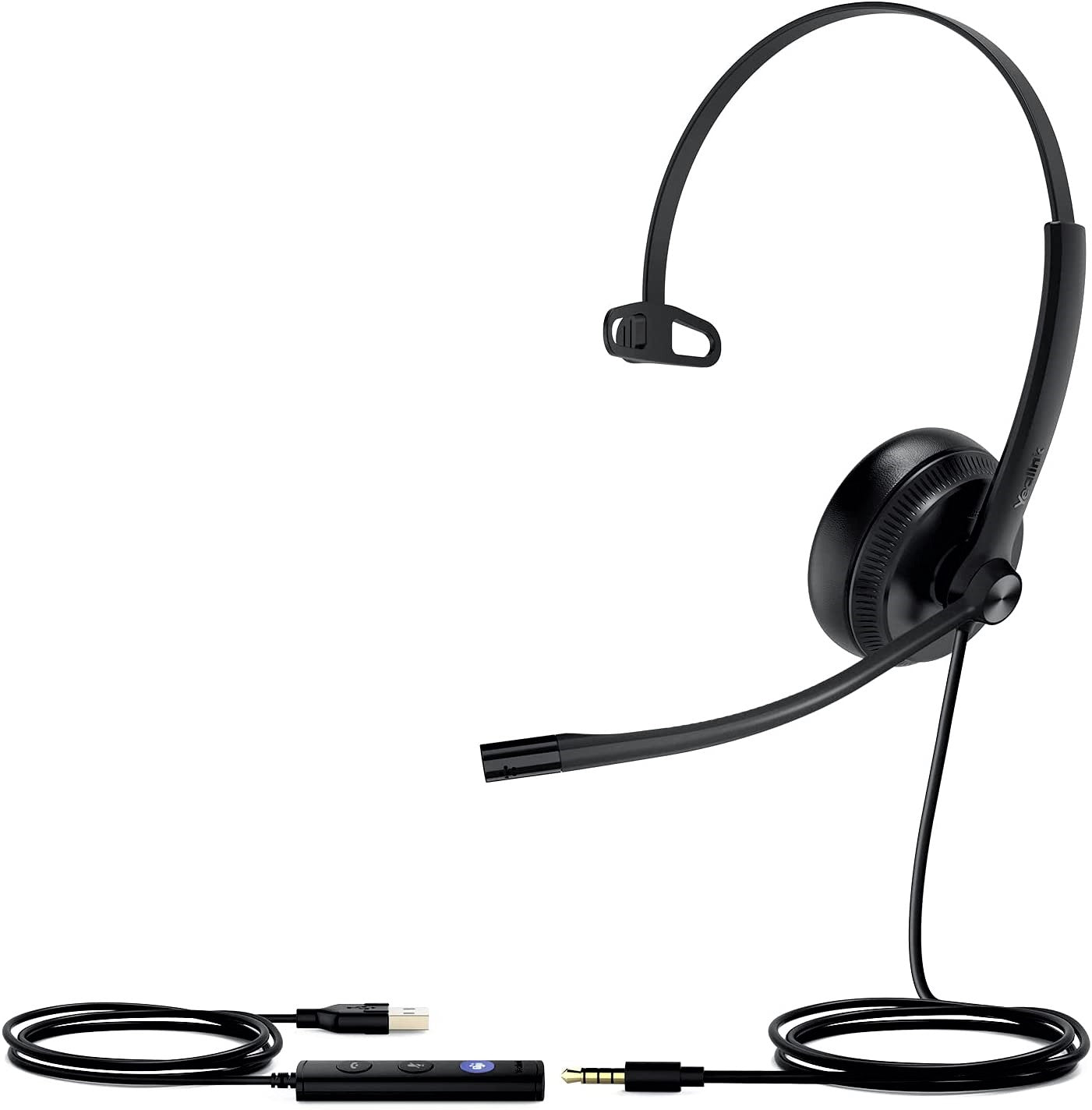Yealink UH34 SE Dual/Mono USB Wired Headset with Noise Canceling Mic - Professional Office Headphones for Call Center, Remote Work & Video Conferencing