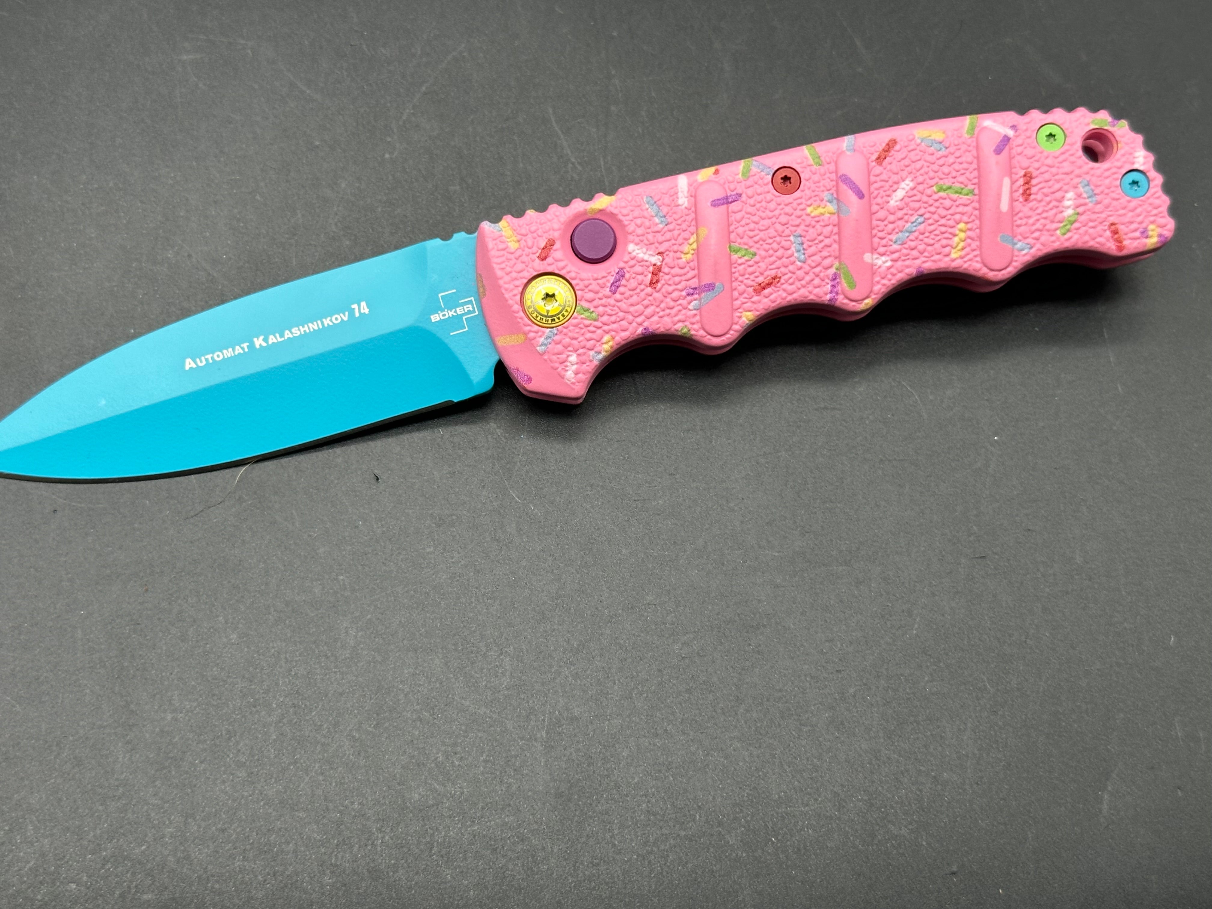 Boker Dessert Warrior Automatic Knife - Like New Condition - Perfect for Camping, Hiking & Outdoor Adventures