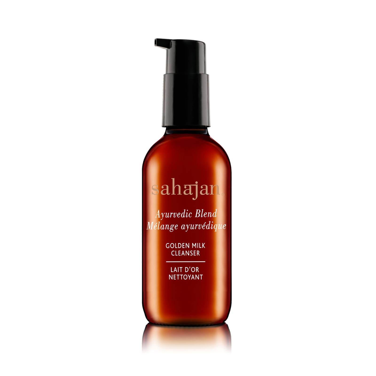 Sahajan Golden Milk Cleanser - Gentle Face Wash for Sensitive Skin | Nourishing & Calming Facial Cleanser 120ml (4oz) | Perfect for Daily Skincare Routine & Removing Makeup