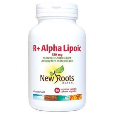New Roots R+ Alpha Lipoic Acid 150mg - 60 Vegan Capsules for Antioxidant Support & Energy Boost - Perfect for Daily Wellness & Detox