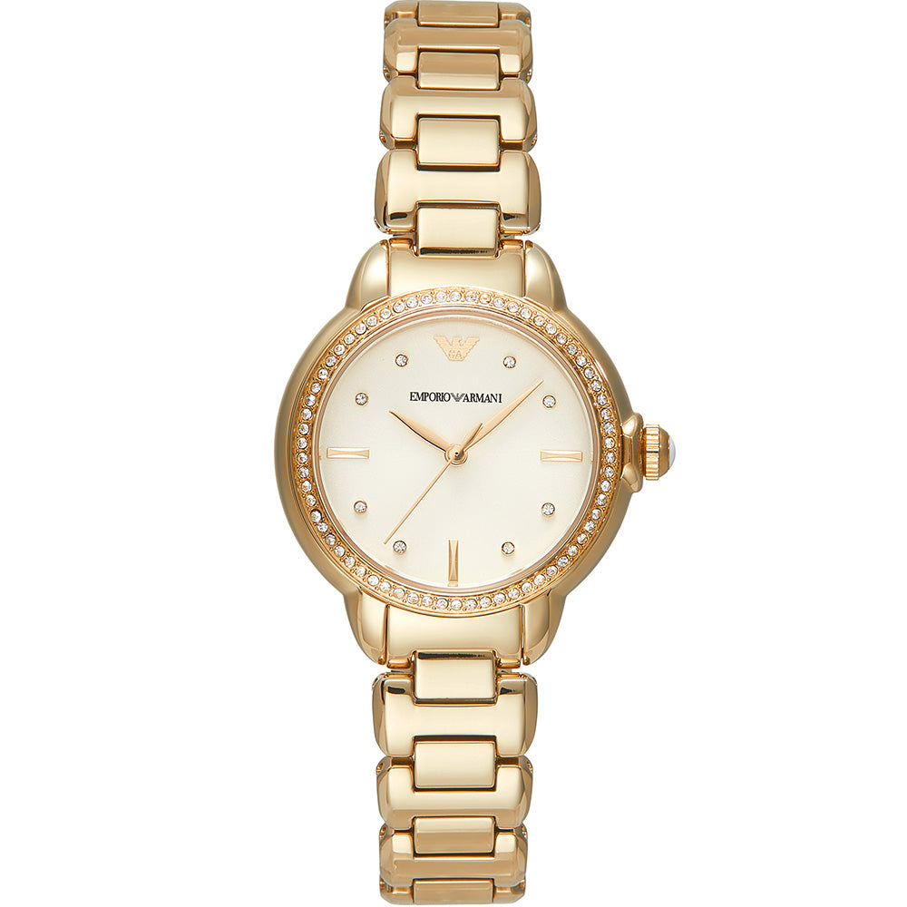 Emporio Armani AR11609 Mia Gold Watch - Luxury Women's Fashion Timepiece for Dressy & Everyday Wear | Perfect for Office, Parties & Special Occasions