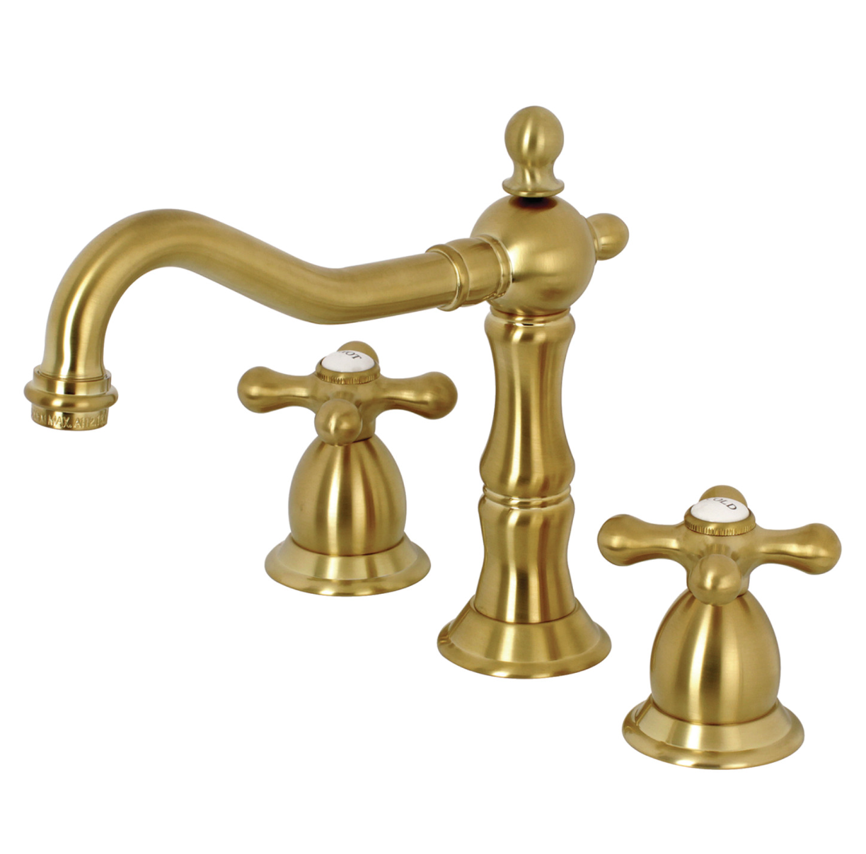 Heritage 8 Inch Widespread Bathroom Faucet with Cross Handles - Classic Design for Vanity Sinks, Perfect for Traditional and Modern Bathrooms