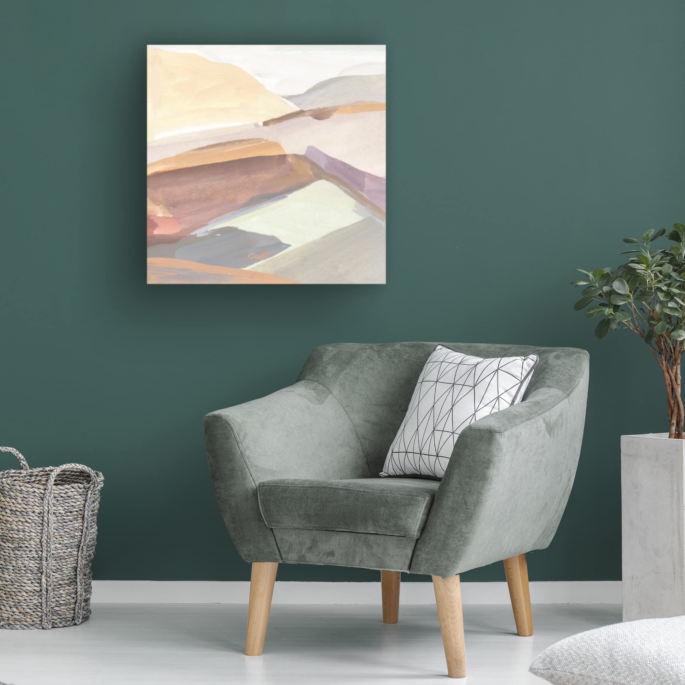 Annie Warren 'Canyon Rim I' Canvas Wall Art Print - Southwestern Landscape Painting for Living Room, Bedroom & Office Decor | Trademark Fine Art Collection