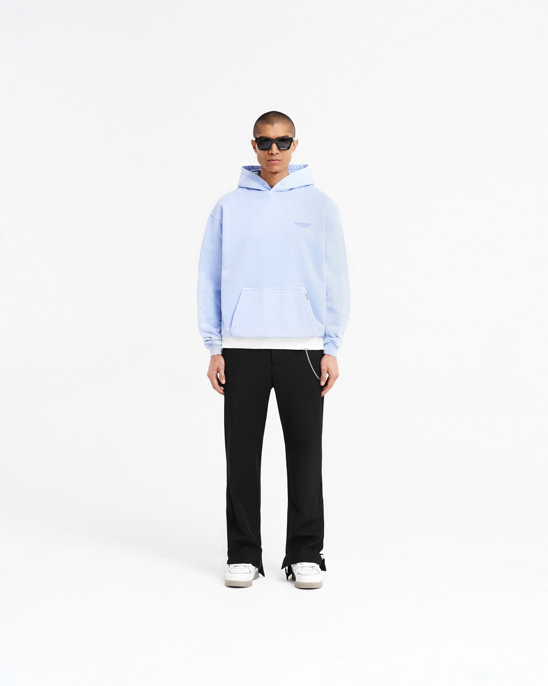 Represent Owners Club Hoodie - Vista Blue | Premium Streetwear Pullover for Men & Women | Perfect for Casual Outfits, Gym, and Urban Fashion