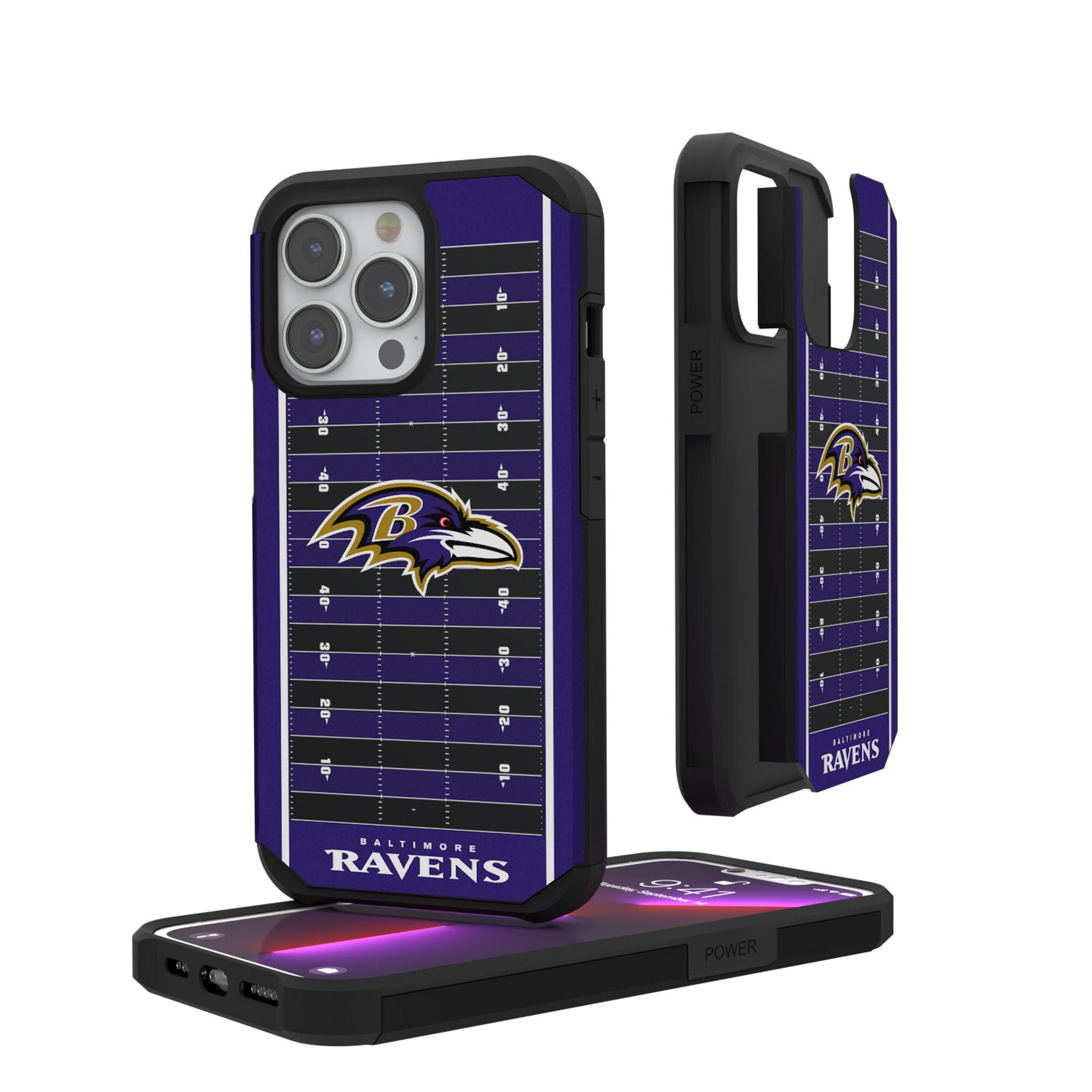 Baltimore Ravens Rugged Phone Case - Shockproof & Durable Cover for iPhone & Samsung - Perfect for Football Games & Outdoor Adventures