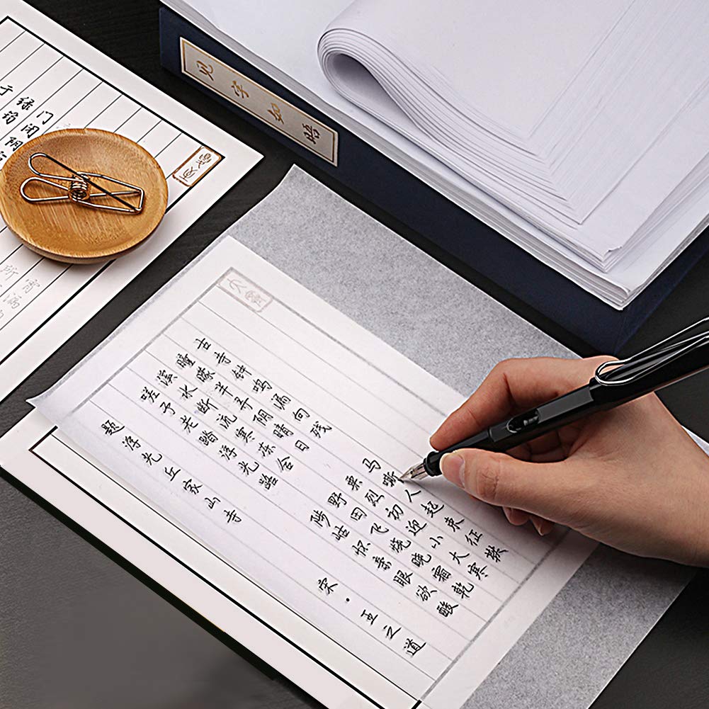 Waybas 100-Pack A4 Tracing Paper - 8.5 x 11.5 Inch White Translucent Sketch Paper for Artists, Calligraphy, Architecture - Perfect for Pencil, Ink & Marker Transfer - Ideal for Drawing, Drafting & Design Projects