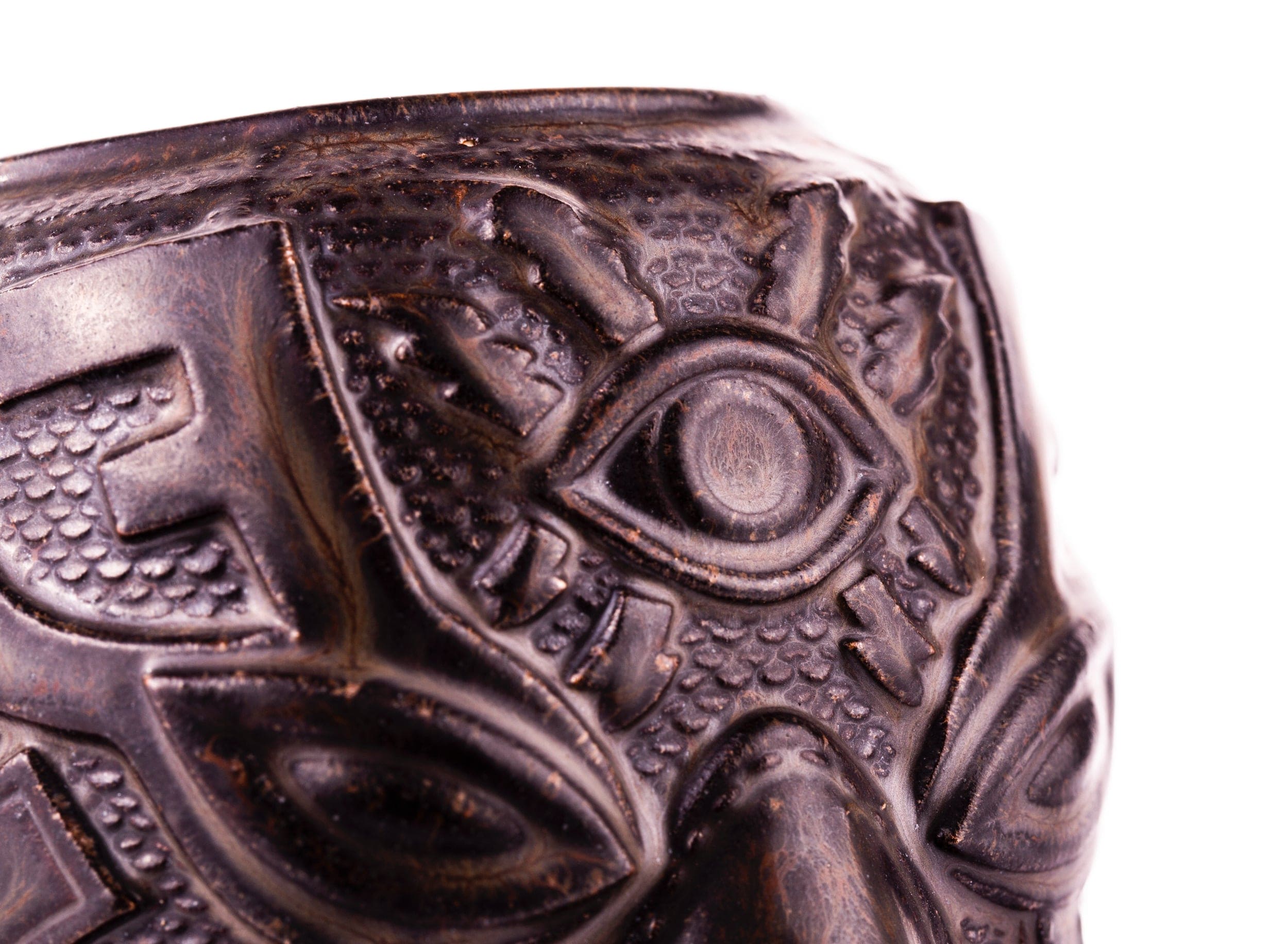 El Ojo Fantastico Tiki Mug - Reclusa Parda Variant | Handcrafted Ceramic Tiki Cup for Tropical Cocktails, Home Bar Decor & Themed Parties