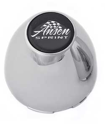 American Racing Ansen Plastic Large Push Through Wheel Center Cap with Logo - Durable Hub Cover for Classic & Custom Cars, Trucks, and Hot Rods