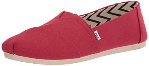 Red Recycled Cotton Canvas