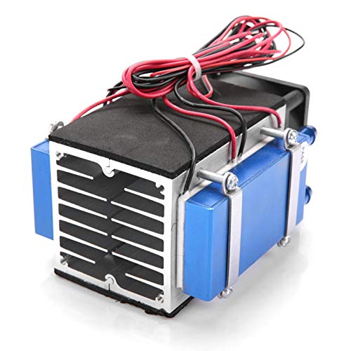 4-Chip Thermoelectric Cooler - Low Vibration Pet Bed Cooler & Small Space Air Conditioner for Home, Office, and RV Use