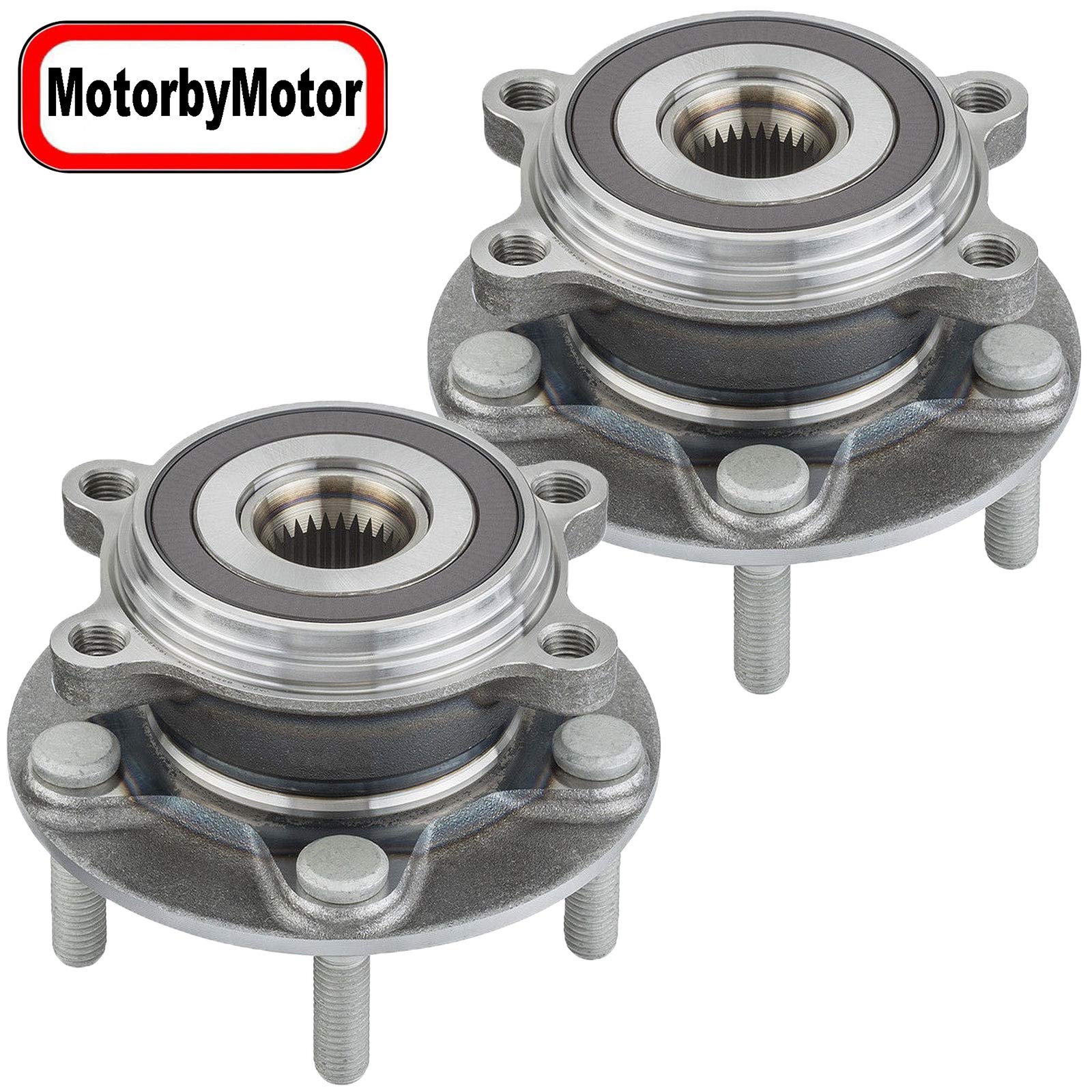 High-Quality 513354 Front Wheel Bearing and Hub Assembly with ABS - 5 Lug - Compatible with Mazda 3 Sport & Mazda CX-3 - 2pc Set - Perfect for Smooth Ride & Enhanced Vehicle Safety