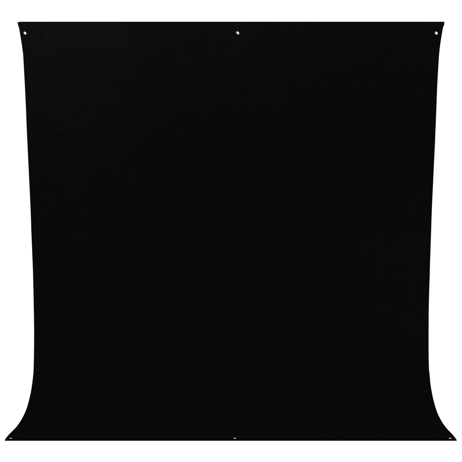 Wrinkle Resistant Black Photography Backdrop 9x10 ft - Premium Studio Background for Portraits, Videos & Events