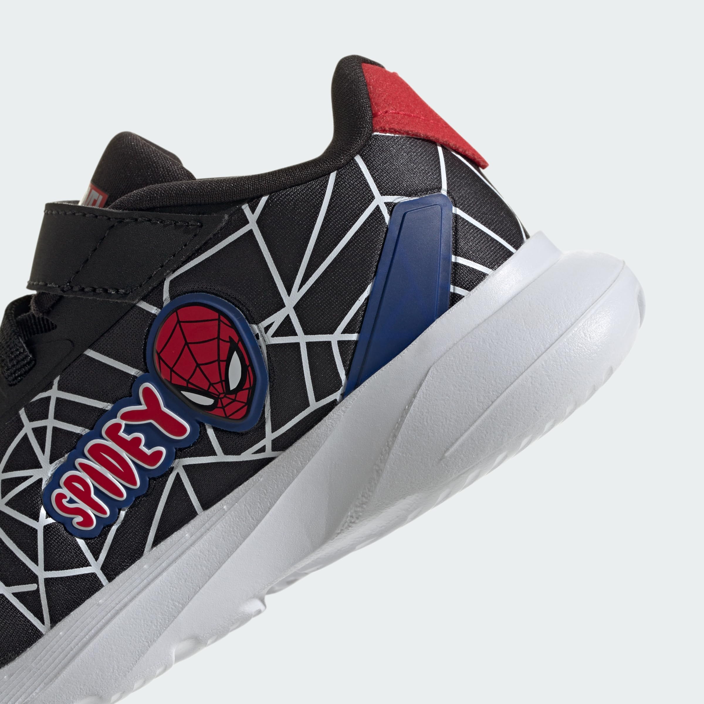 Adidas Unisex Kids Duramo Spider-Man EL K Running Shoes - Lightweight & Comfortable for School, Sports & Daily Activities