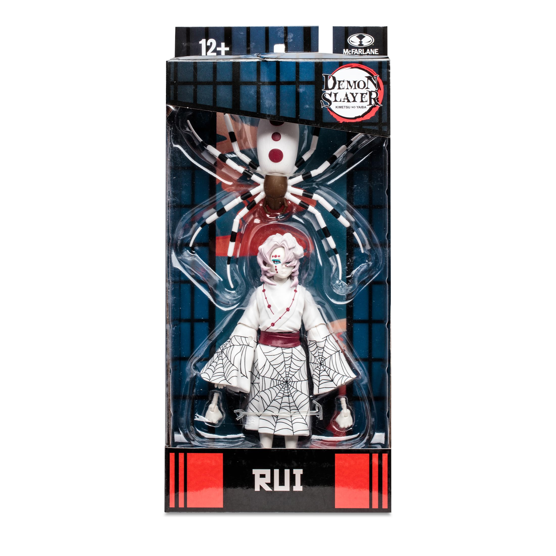 McFarlane Toys Demon Slayer Rui 7-Inch Action Figure - Anime Collectible for Fans, Gift for Anime Lovers, Perfect for Display & Cosplay Scenes