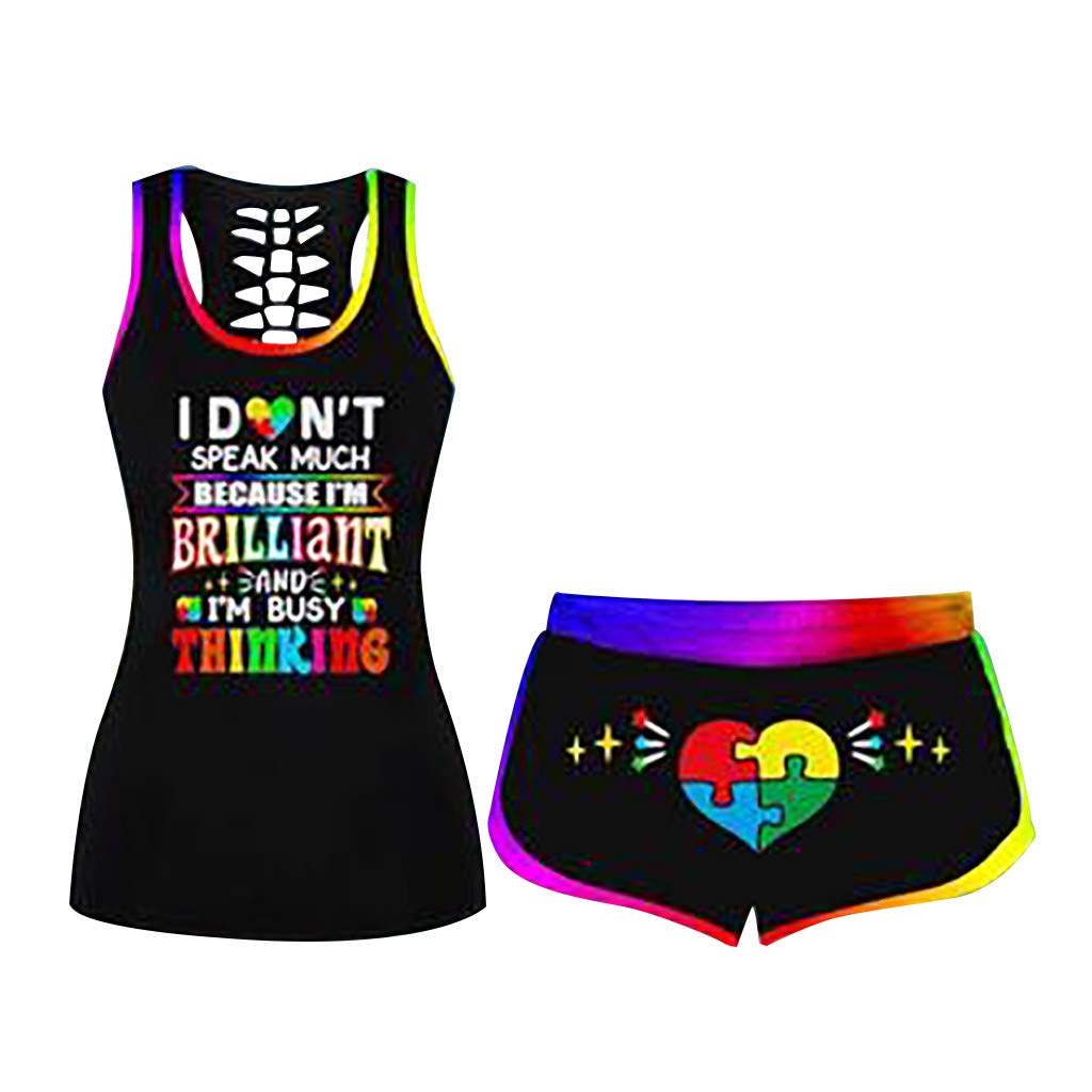 Men's & Women's Running Shorts & Sleeveless Shirt Set - Breathable Athletic Activewear with Drawstring Waist - Perfect for Gym, Jogging & Summer Workouts